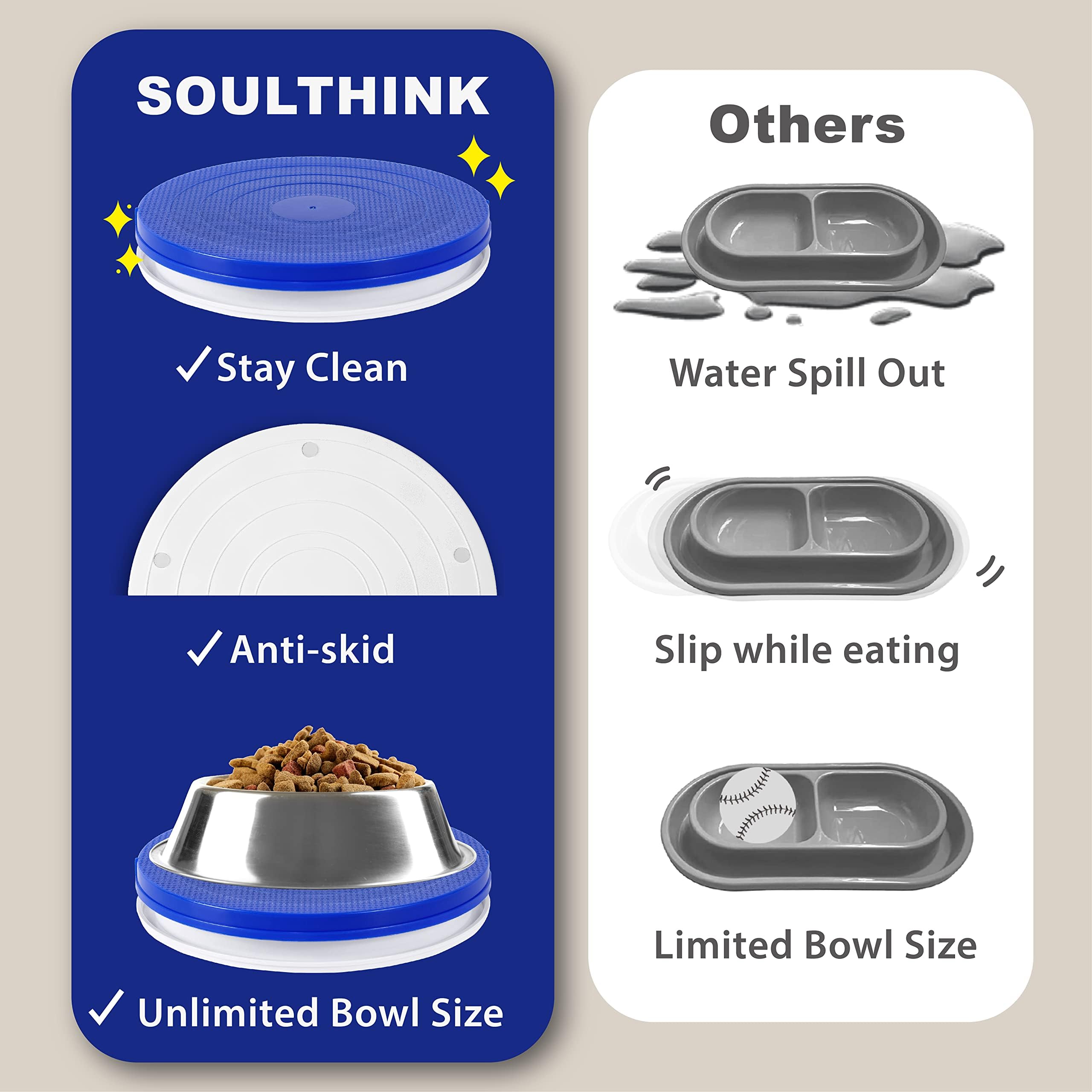 SoulThink reduce desorden al alimentar, sin necesidad de agua ni gel.