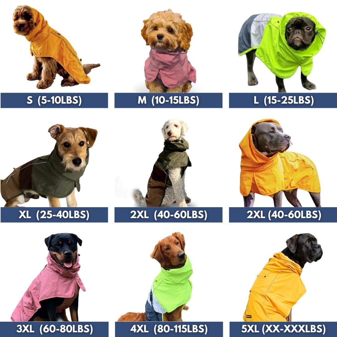 Chubasquero Spark Paws con reflectividad y malla transpirable para caminatas nocturnas.
