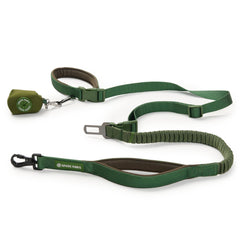 Spark Paws: correa manos libres con cinturón, ideal para correr con libertad y control.