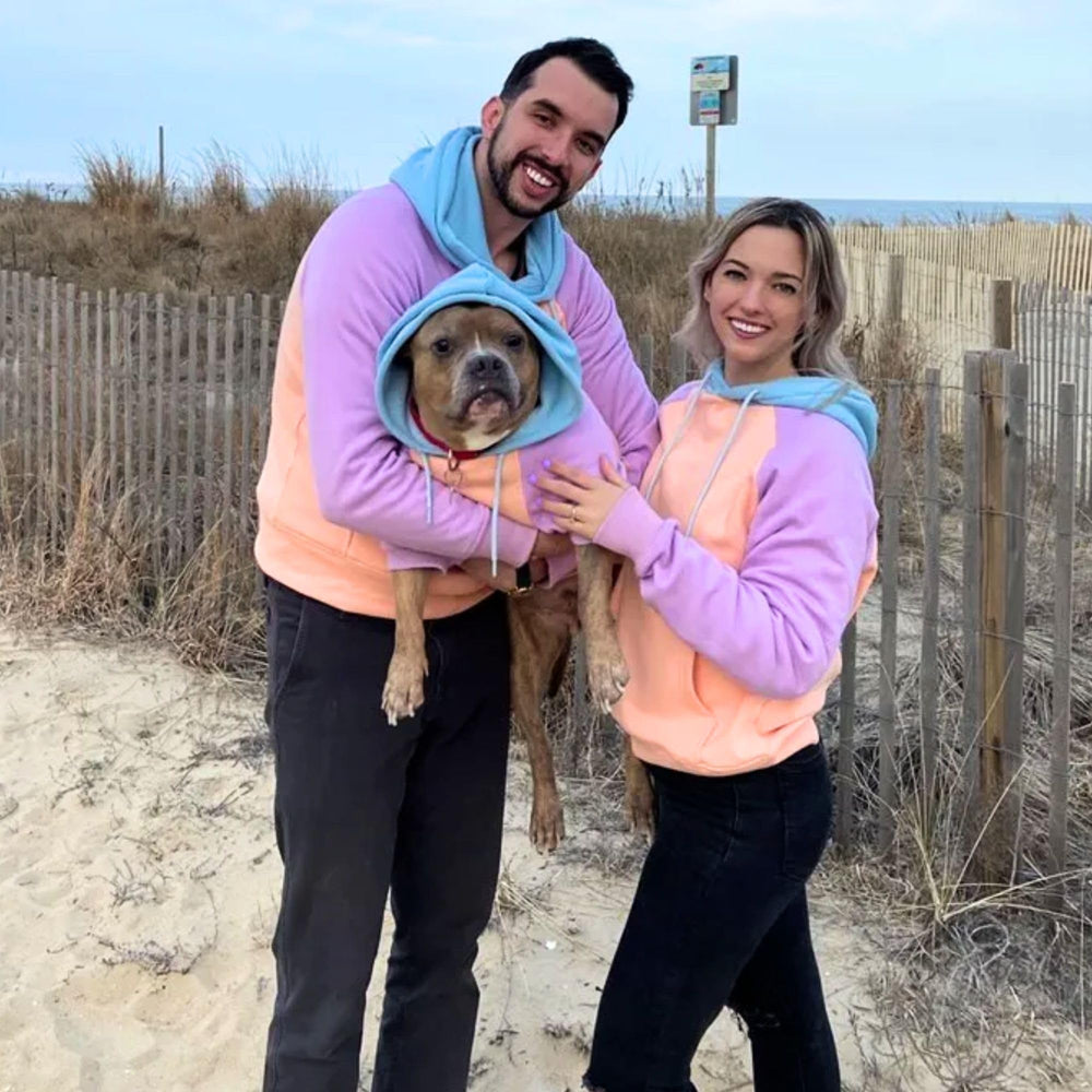Spark Paws Sudadera Humana Bloque de Color Ciber, acabados rib para un look moderno y duradero.