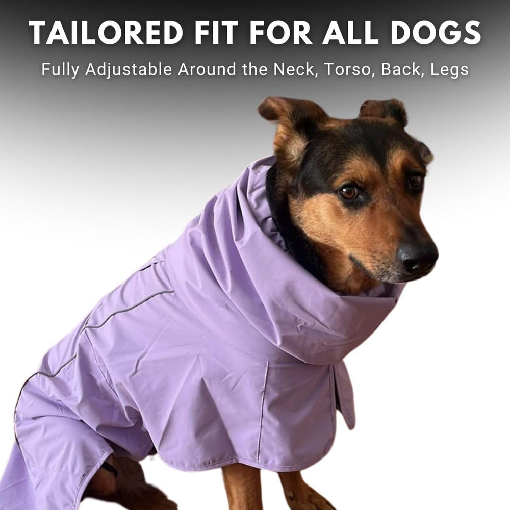 Protección de cuello seco Spark Paws con ajuste para evitar salpicaduras.
