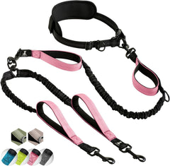 SparklyPets correa doble manos libres para dos perros facilita caminatas sin esfuerzo