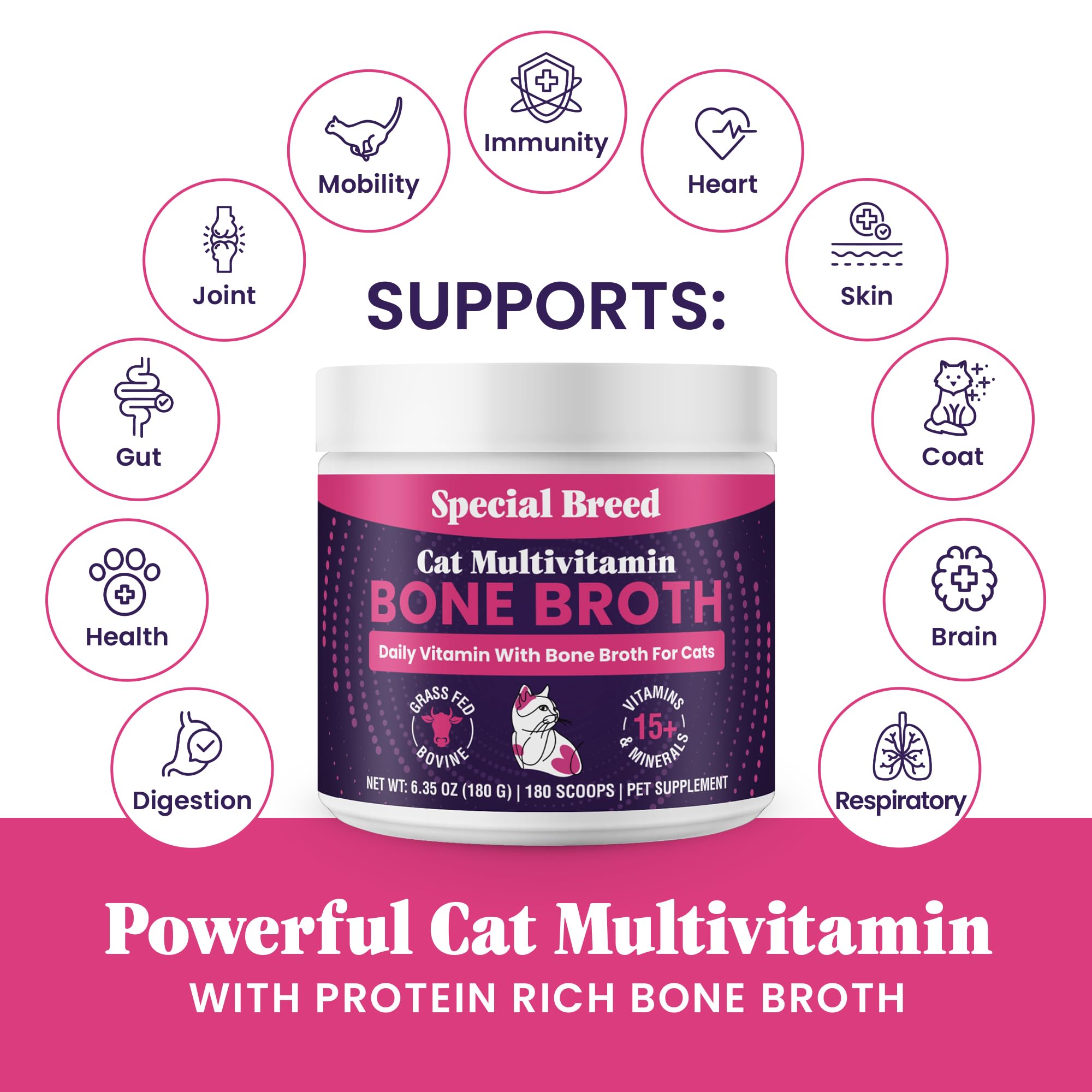 Special Breed Apoya inmunidad y salud respiratoria del gato