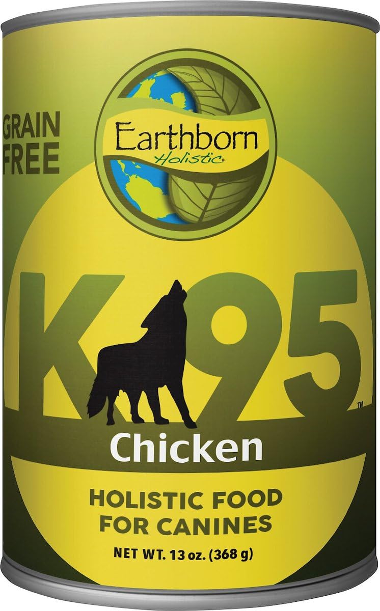SportMiX Midwestern EarthBorn K95 Pollo, lata de 13 oz para perros, sabor y nutrición.