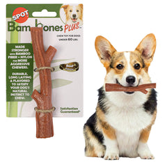 SPOT Bam-Bones Plus Rama Bambú: durabilidad para perros mordedores intensos