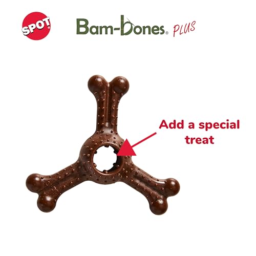SPOT Bam-Bones Plus aporta textura para ayudar a limpiar dientes durante el juego.