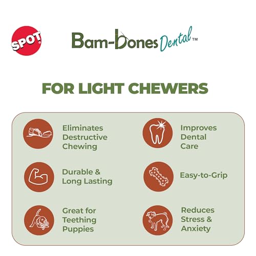 SPOT Bam-Bones surcos y nudos para limpieza dental