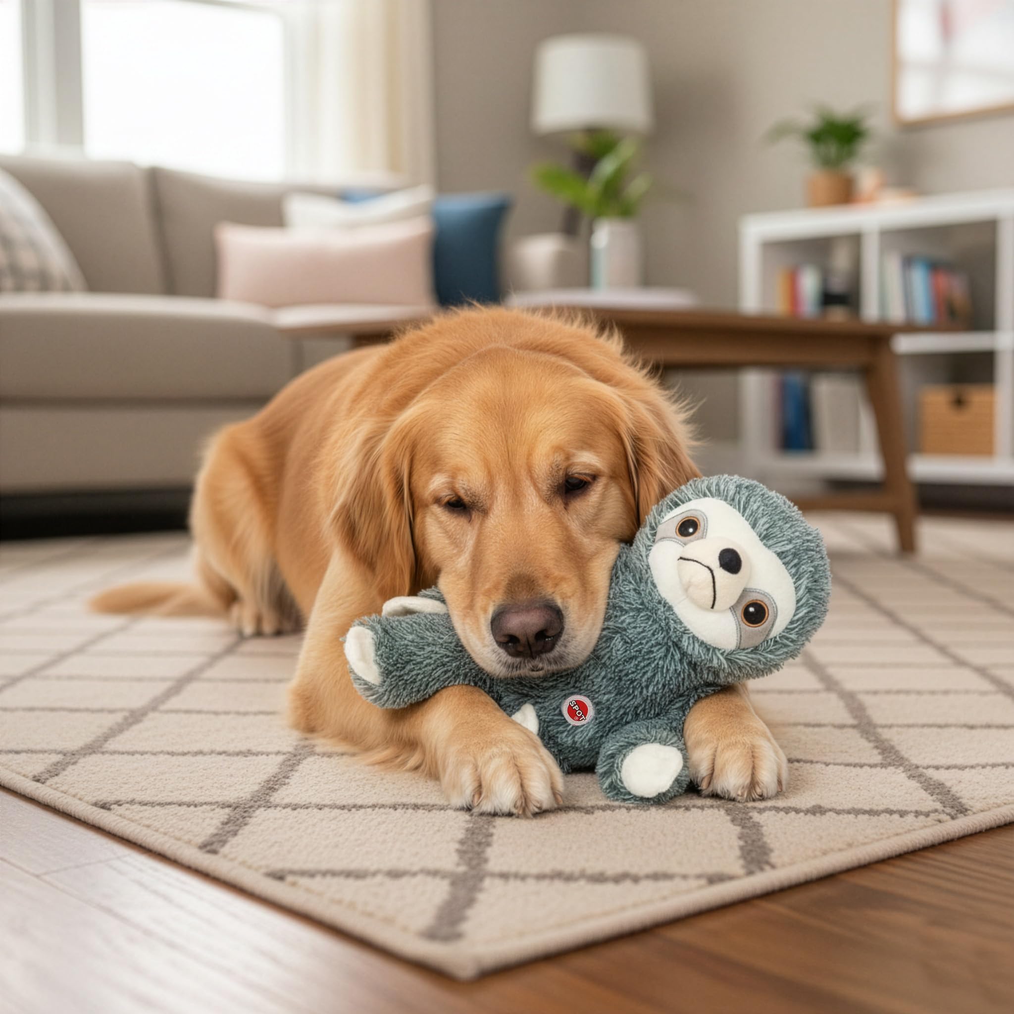 SPOT Fun Sloth ofrece seguridad no tóxica para perros sensibles.