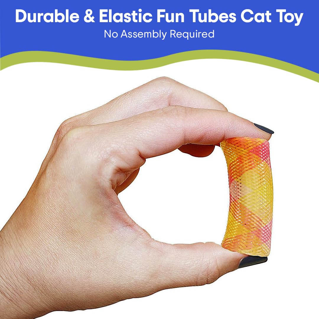 SPOT Kitty Fun Tubes: juguete de gato rebotando para juegos dinámicos.