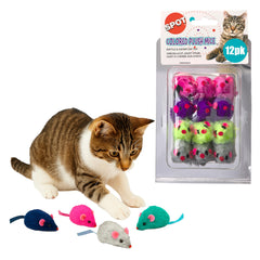 SPOT ratón peluche con hierba gatera azul, ideal para juego activo