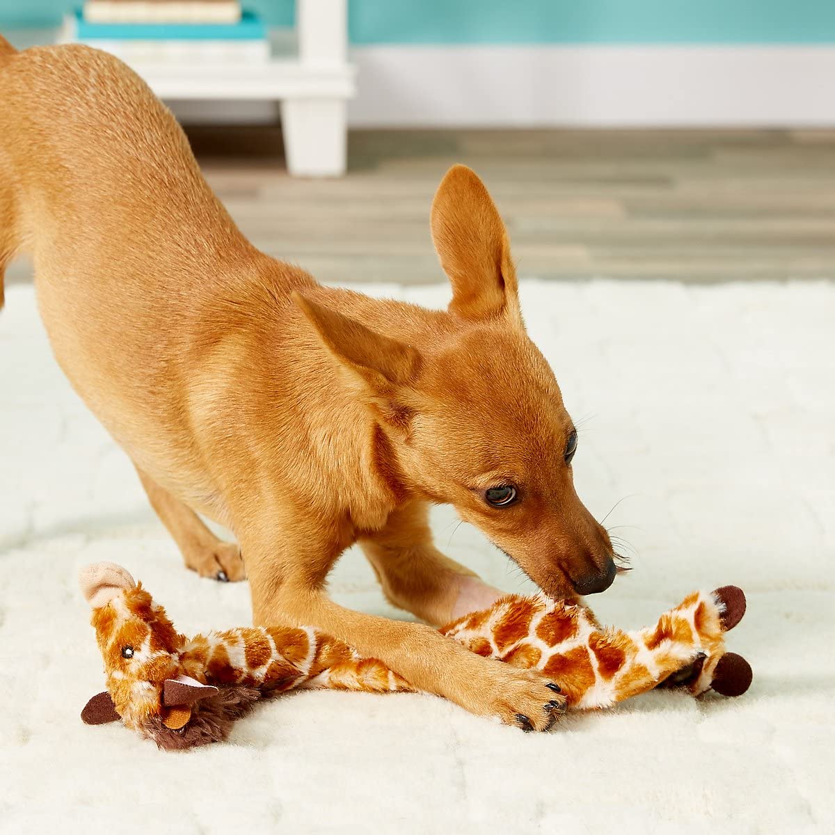 SPOT Skinneeez Jirafa juego interactivo que mantiene al perro activo