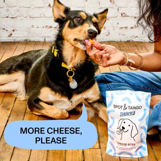 Spot & Tango queso cheddar 3 calorías por bocado para recompensa