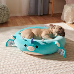 Tatiana la Dragon de Squishmallows, fondo antideslizante, mantiene la cama en su lugar