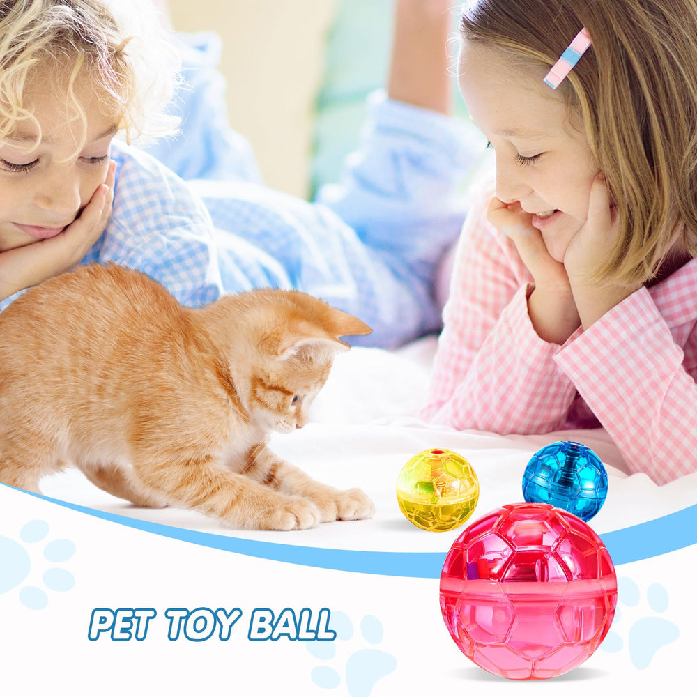 Bola LED Sratte en movimiento para juego interactivo con mascotas.