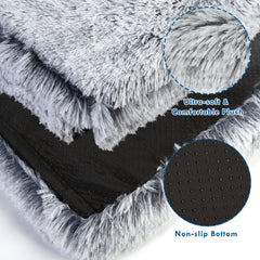 SSAWcasa cama perro funda lavable y desmontable para limpieza rápida.