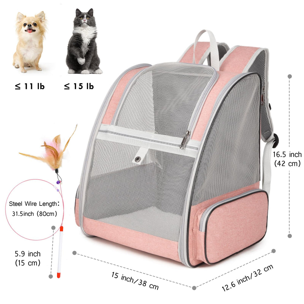 SSAWcasa mochila con ventana frontal para vigilar al animal