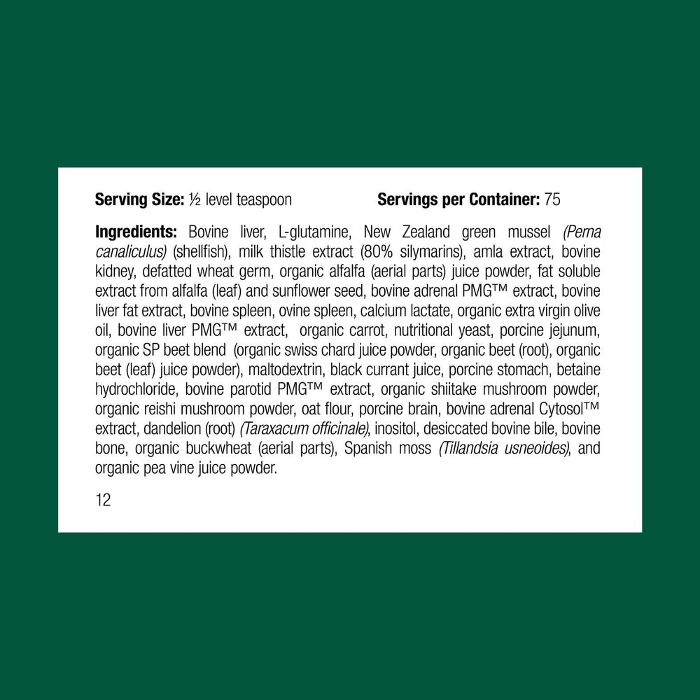 Cuchara de dosificación de Standard Process Canine Dermal Support, dosis precisa para su perro