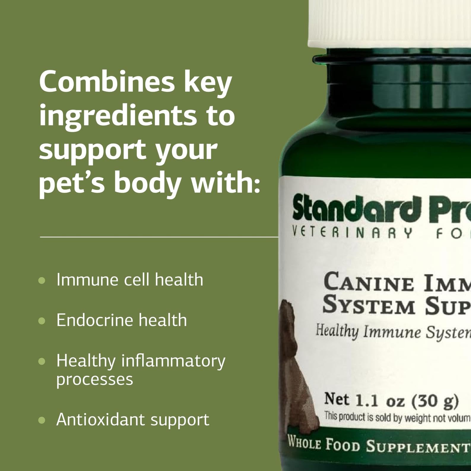 Standard Process Inc. respuesta ambiental canina polvo: ayuda frente a retos cotidianos.
