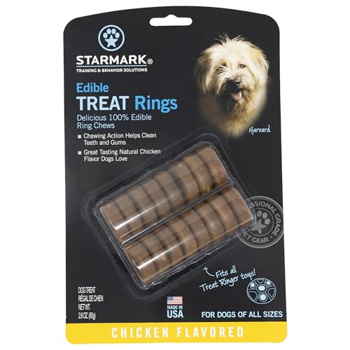 Starmark anillos comestibles para perro, forma circular para masticar