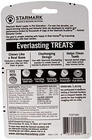 Starmark Everlasting diseno desafiante, rompecabezas para mantener al perro entretenido