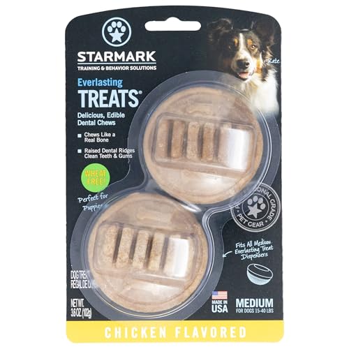 Starmark Everlasting Treat crestas dentales, para limpieza suave de dientes.