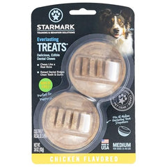 Starmark Everlasting Treat crestas dentales, para limpieza suave de dientes.