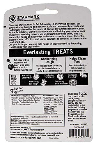 Starmark Everlasting Treat dispensadores, compatibles para sesiones prolongadas.