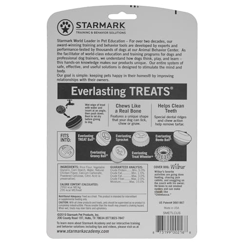 Starmark Golosinas dentales grandes con crestas dentales para limpieza dental.
