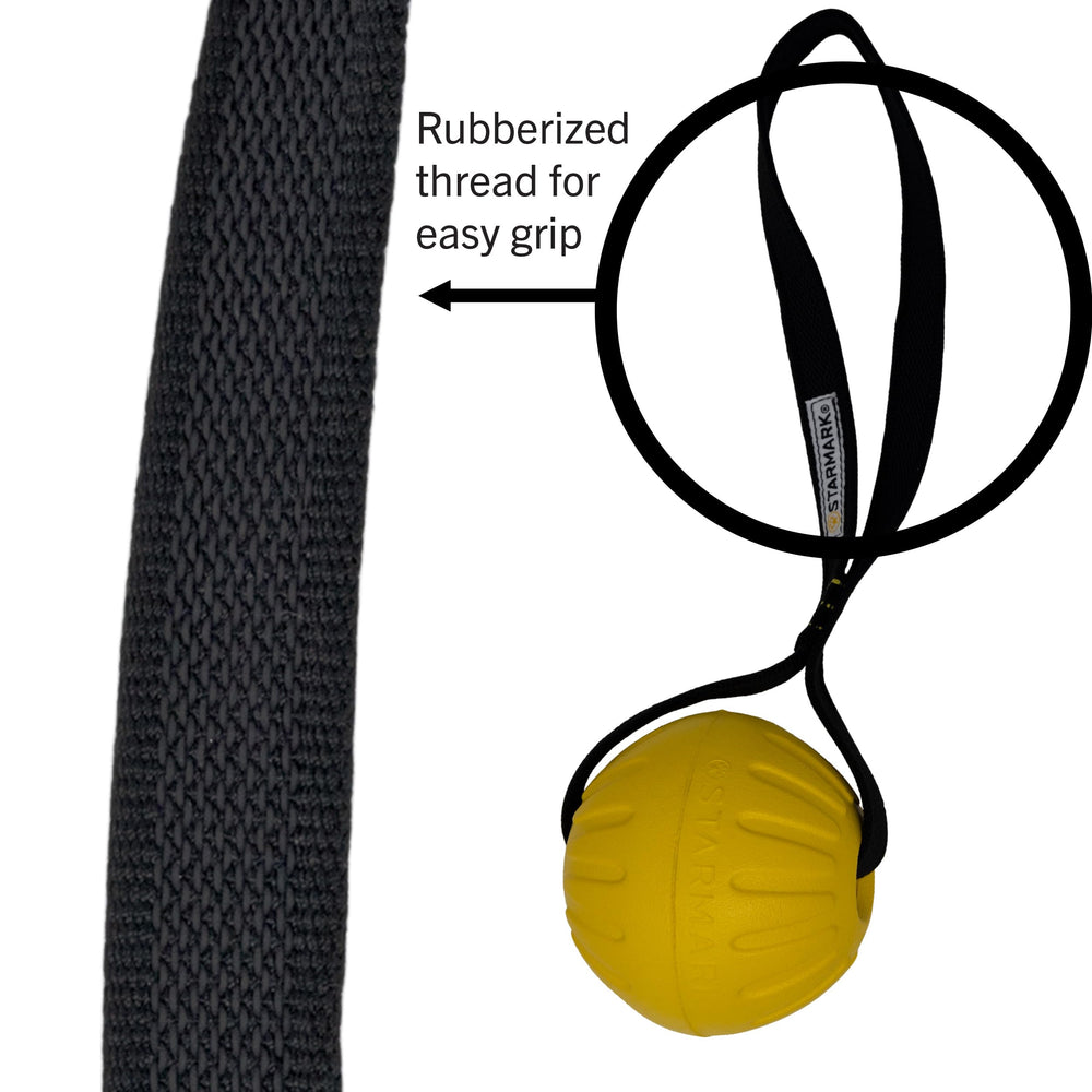 Starmark GripCord DuraFoam con asa para juego de arrastre.