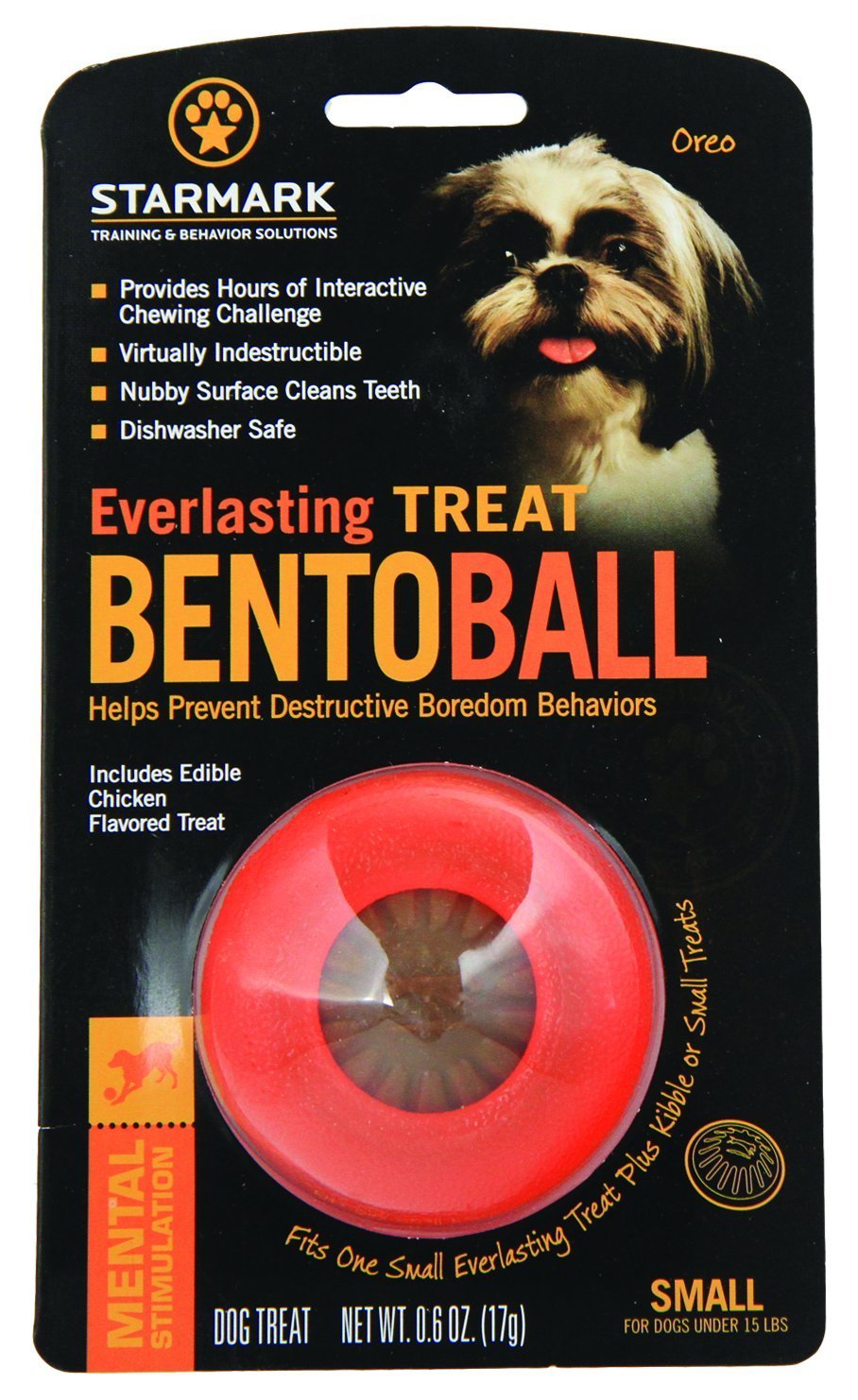 Juguete rompecabezas interactivo de Starmark para perros pequeños, entretenimiento mental.