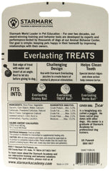 Starmark masticables dentales de tocino para perros; textura agradable para masticar diario.