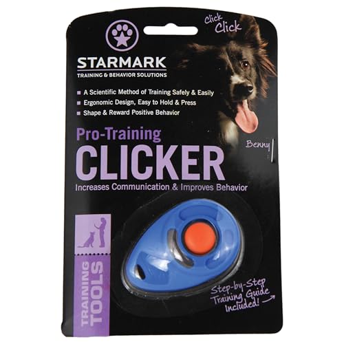 Starmark Pro Clicker, acero inoxidable, evita óxido durante las sesiones.