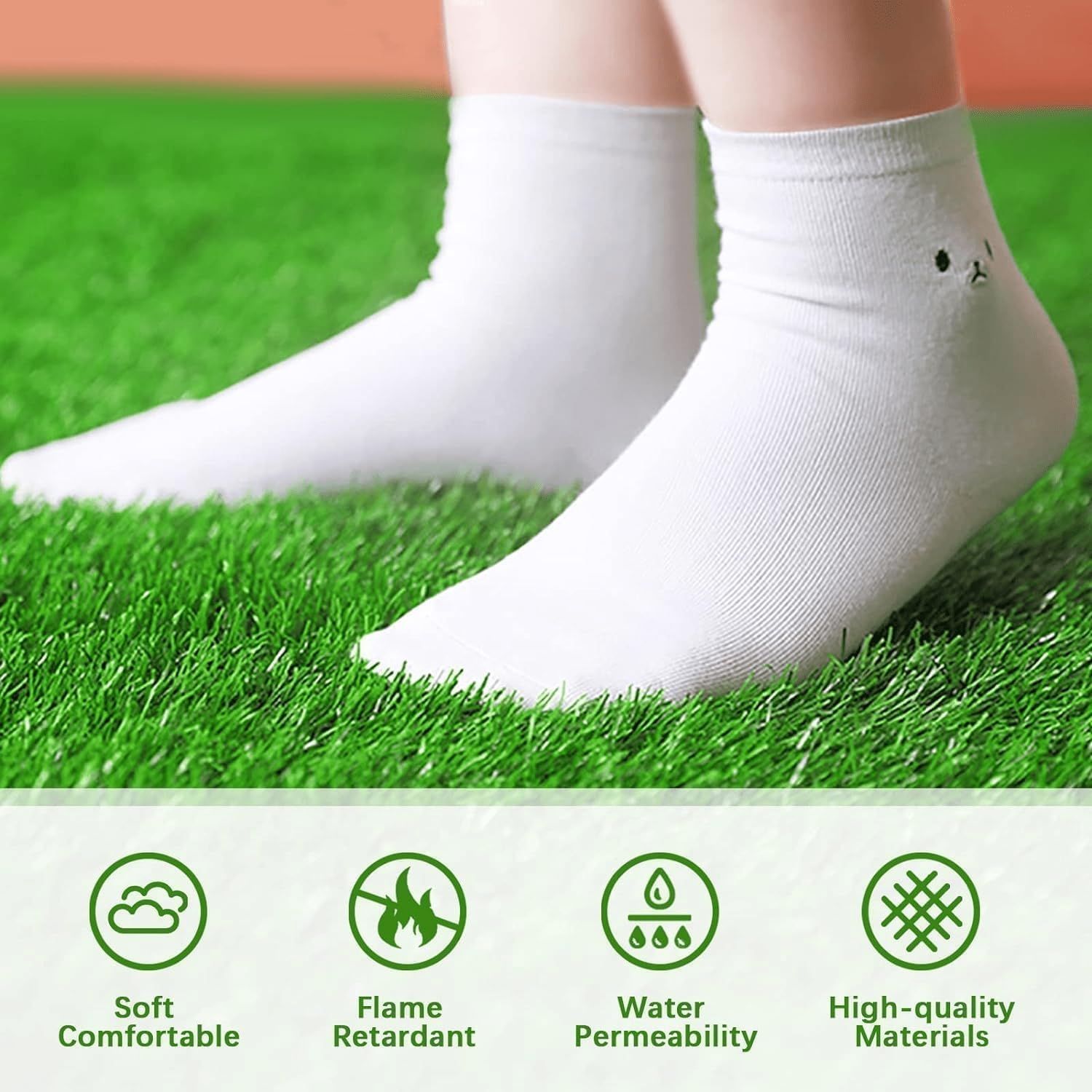 STARROAD-TIM césped artificial resistente a UV, ideal para uso al aire libre.