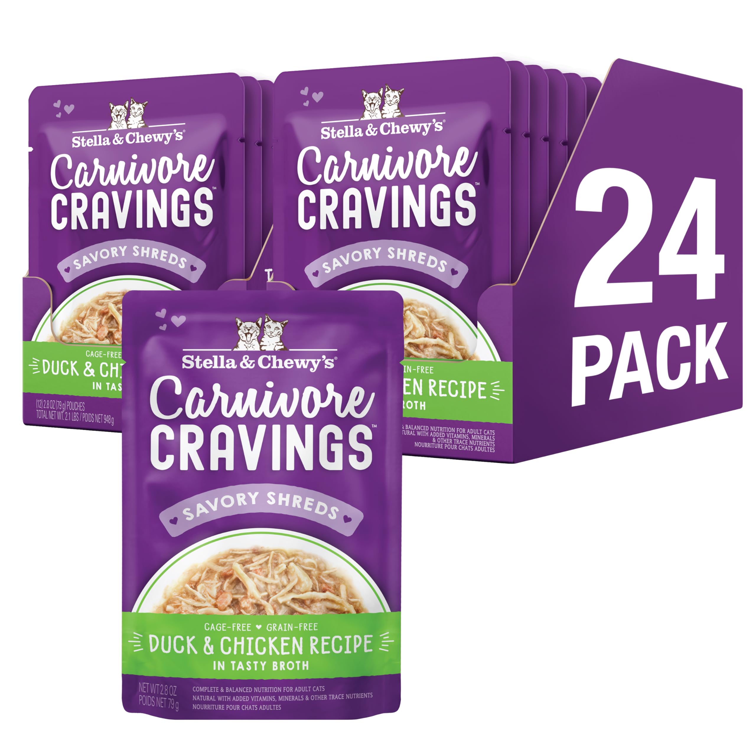Stella & Chewy's Carnivore Cravings en bolsa premium para porciones prácticas.