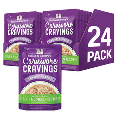 Stella & Chewy's Carnivore Cravings en bolsa premium para porciones prácticas.