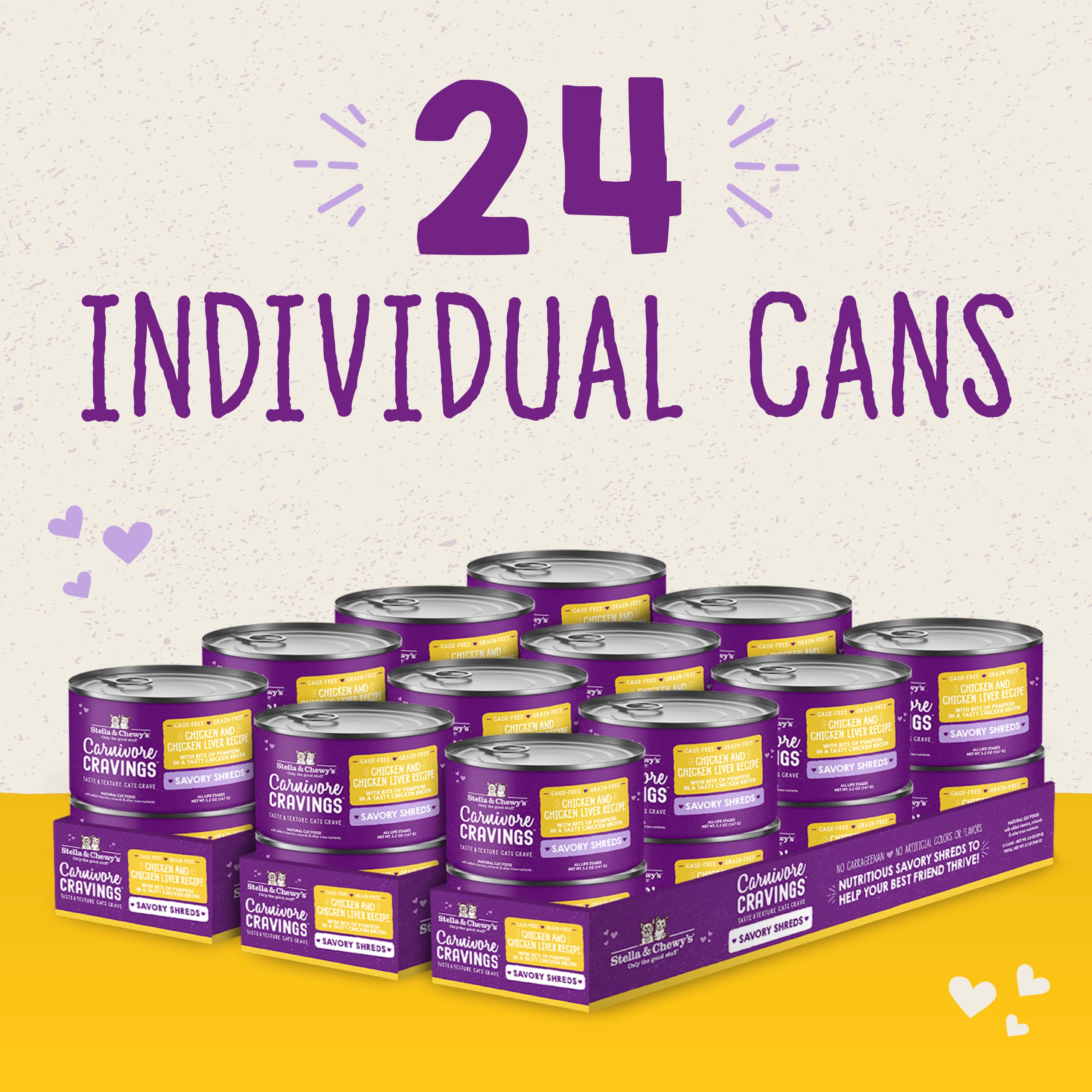 Cobertura sobre kibble para realzar la comida con Stella & Chewy's Carnivore Cravings.