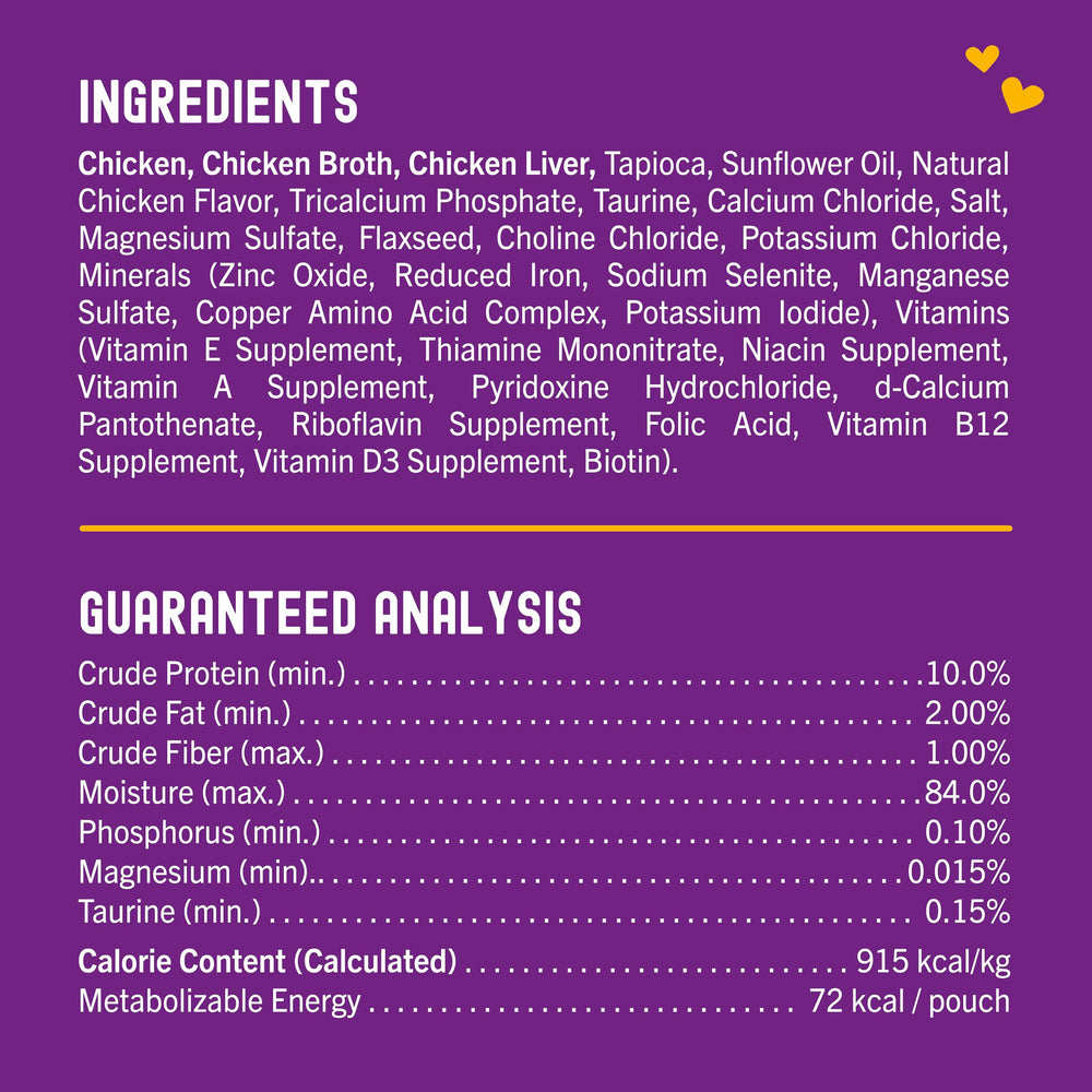 Stella & Chewy's Carnivore Cravings: porción de 2.8 oz para control de porciones.