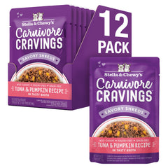 Stella & Chewy's Carnivore Cravings con atún salvaje en porción para gatos selectivos