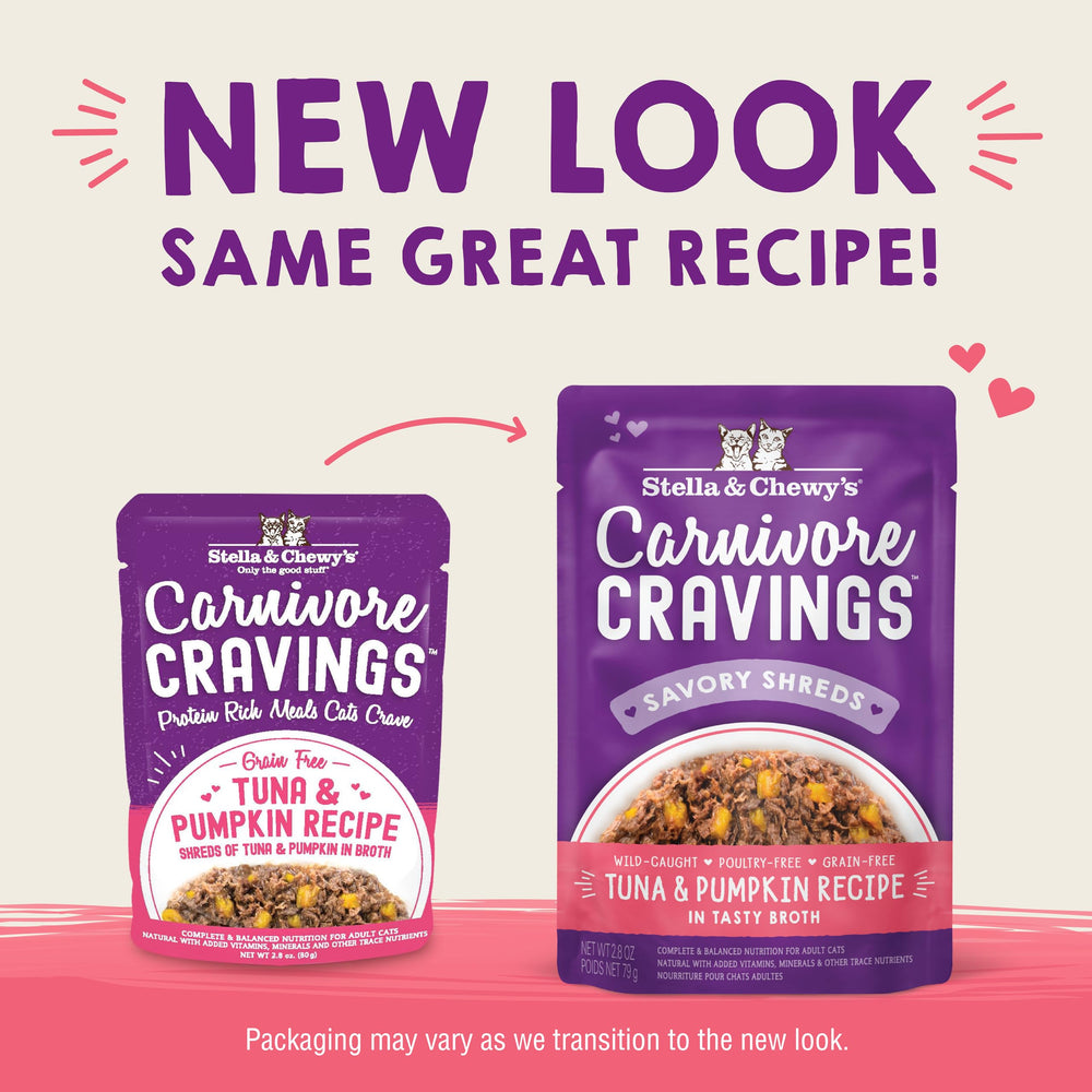 Textura carnosa de Stella & Chewy's Carnivore Cravings en sobre