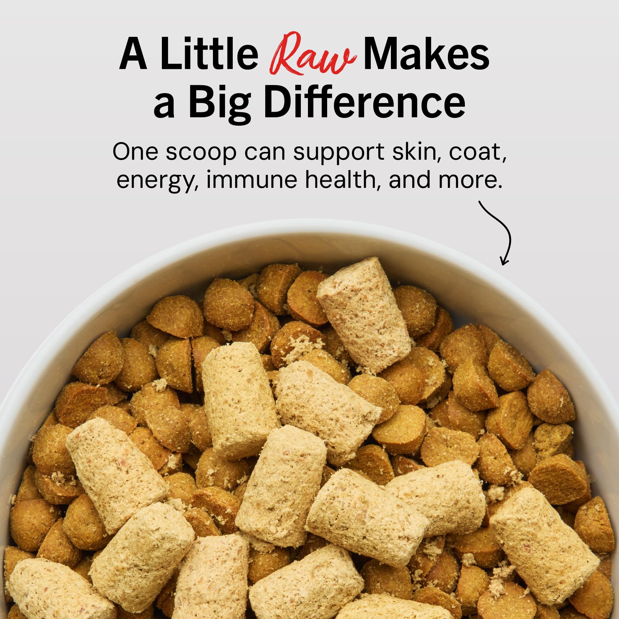 Envase de 8 oz Stella & Chewy's con mezcla marina liofilizada, listo para servir