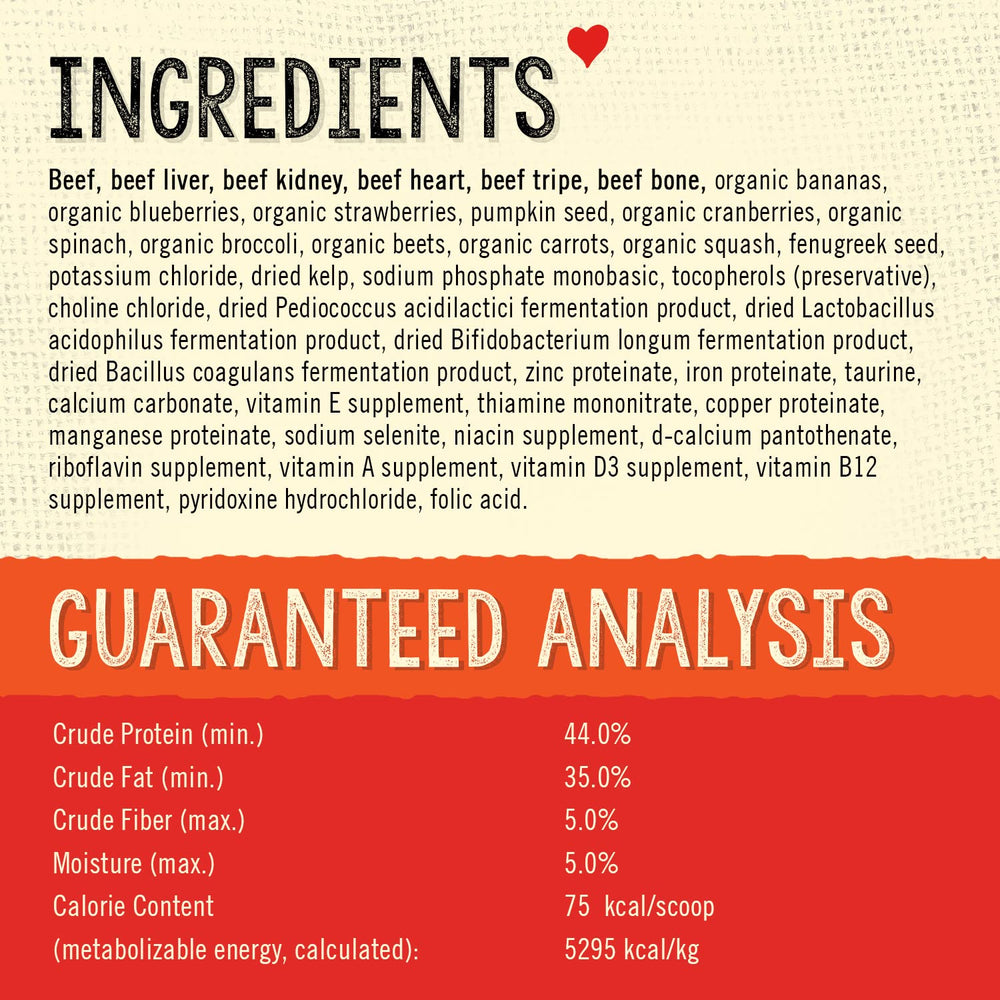 Stella & Chewy's frutas y verduras, antioxidantes naturales para perros