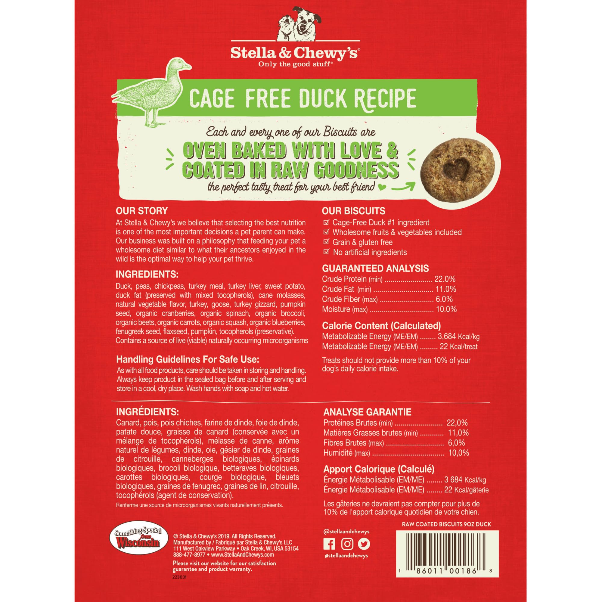 Stella & Chewy's galletas sin cereales: opción para sensibilidades alimentarias.