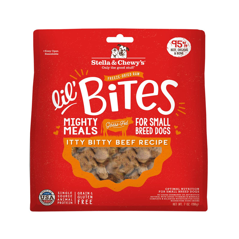 Stella & Chewy's Lil-Bites res-mini bolsa-7oz, ideal para entrenamiento diario.
