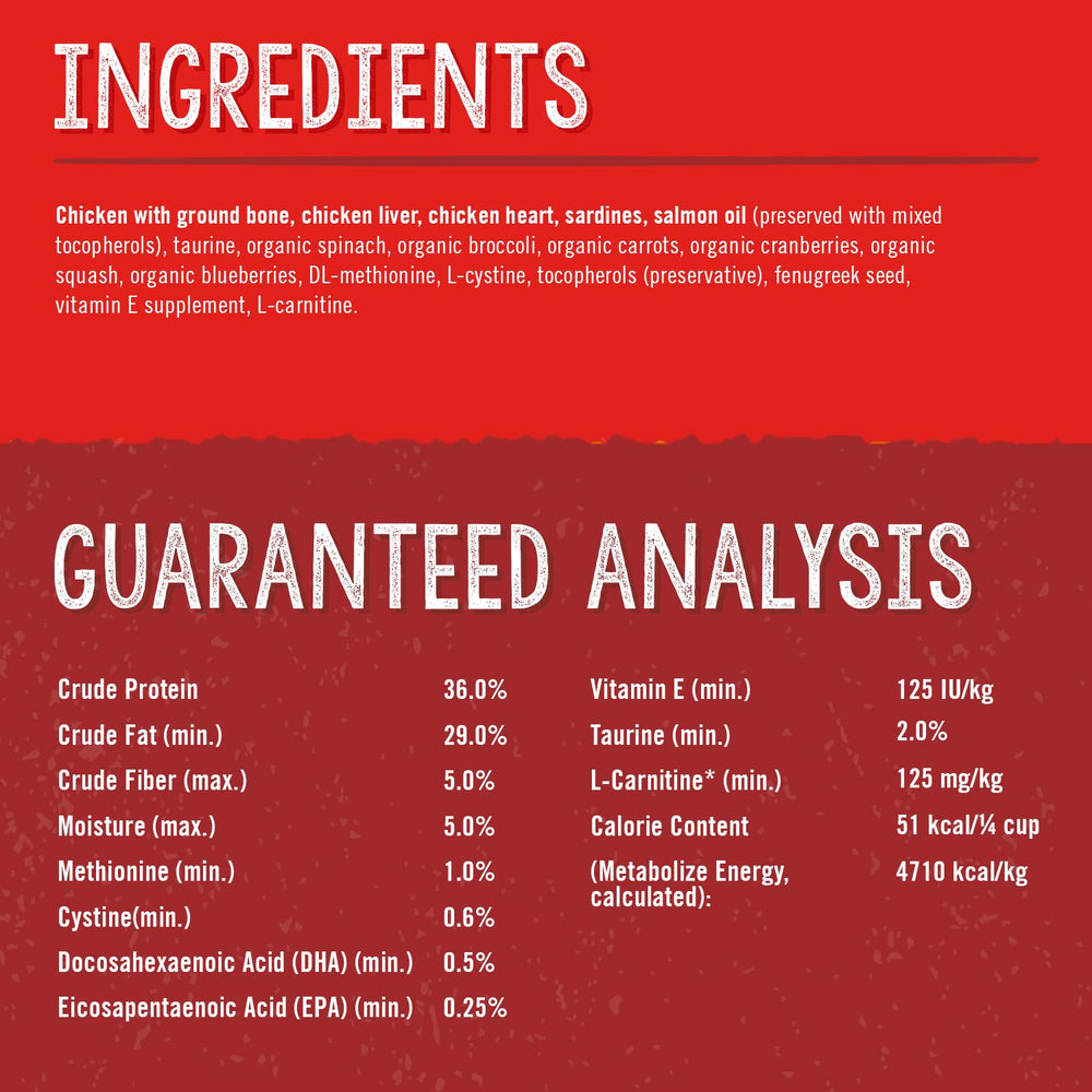 Stella & Chewy's Pollo sin jaula: proteína natural para perros.