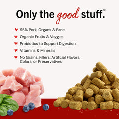 Stella & Chewy's probióticos para digestión suave en perros.