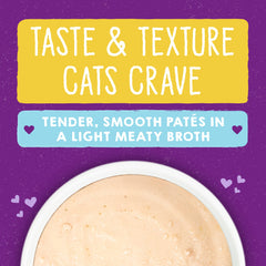 Stella & Chewy's Purrfect Paté con caldo nutritivo, ayuda a la hidratación diaria
