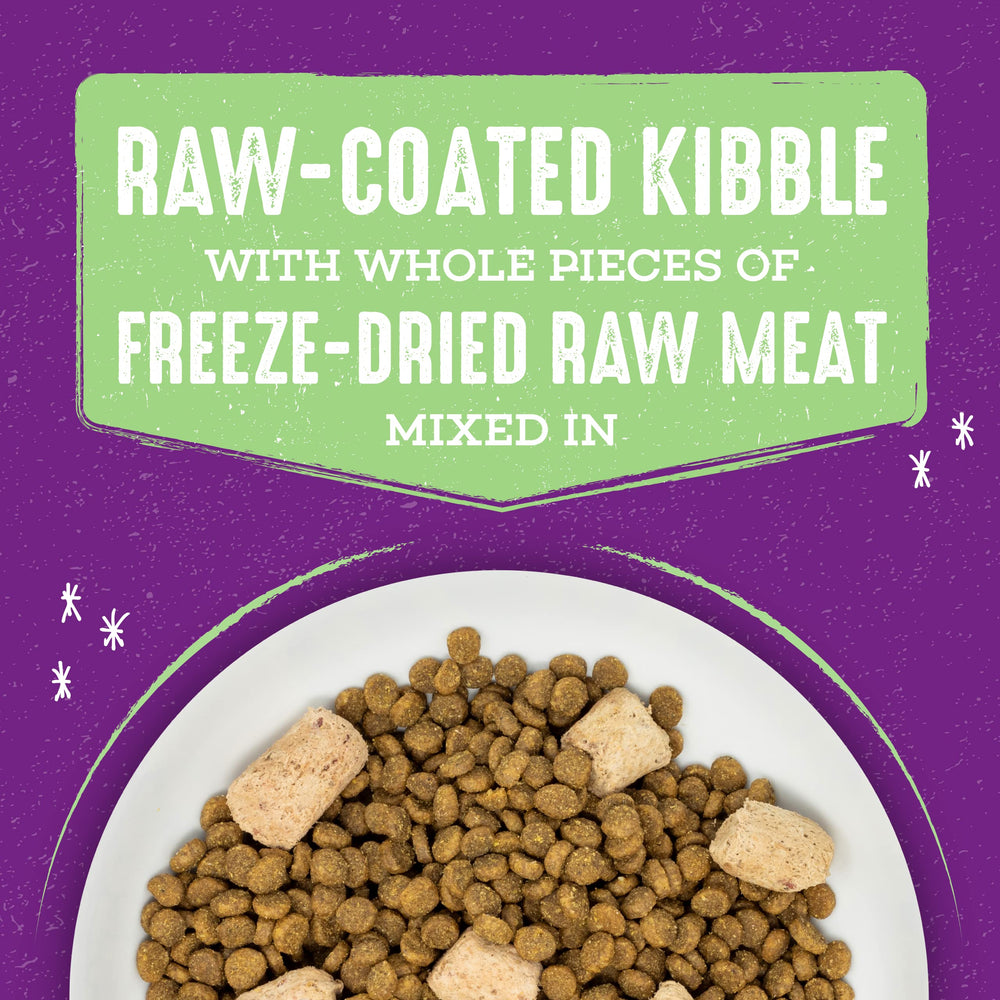 Stella & Chewy's Raw Blend Kibble hecho en EE UU con producción en lotes pequeños