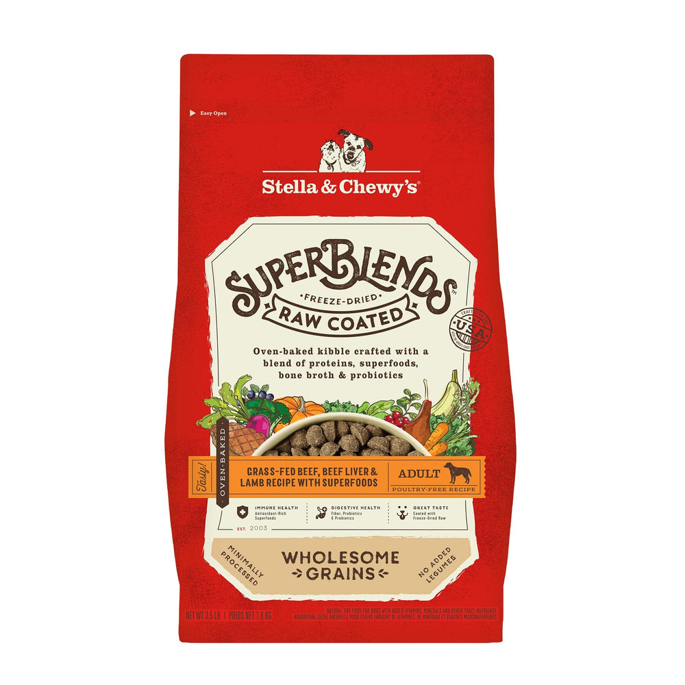 Stella & Chewy's SuperBlends croquetas recubiertas en crudo de vacuno: sabor intenso.