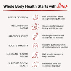 Stella & Chewy's taurina para la salud cardíaca de perros activos.