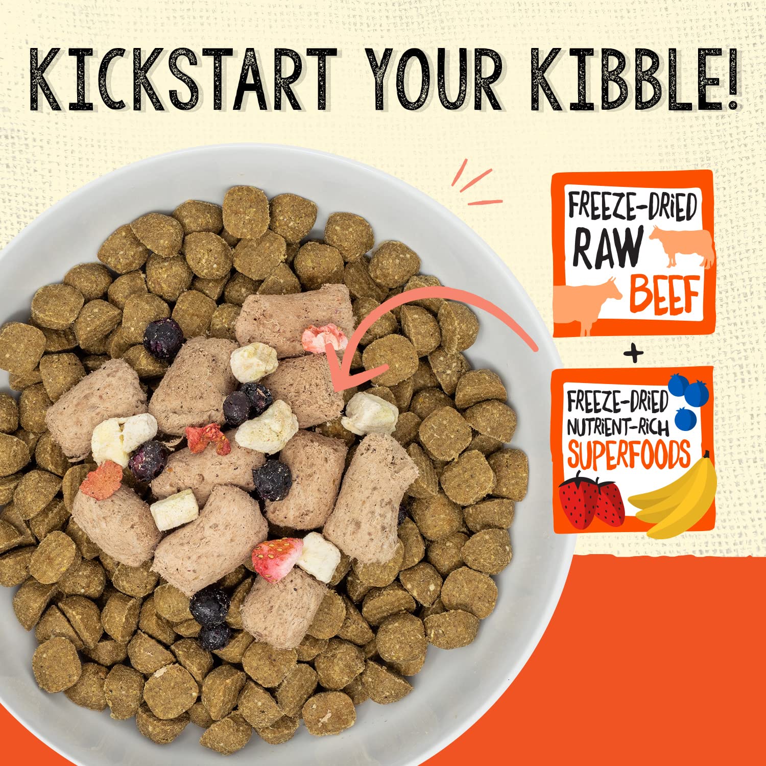 Stella & Chewy's ternera cruda, proteína de alta calidad para perros
